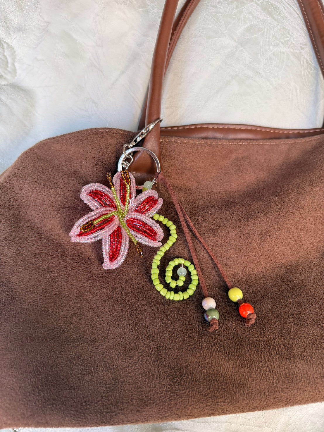 Red Lily Bag Charms