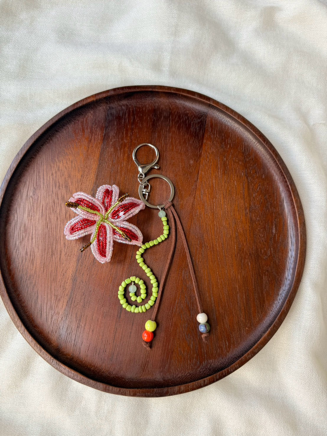 Red Lily Bag Charms