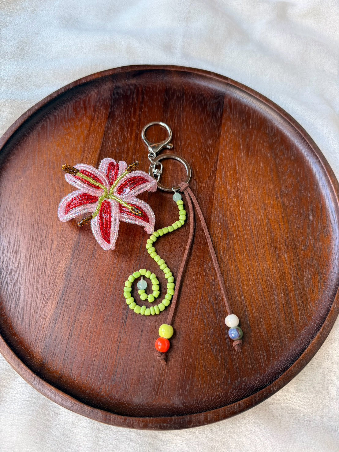 Red Lily Bag Charms