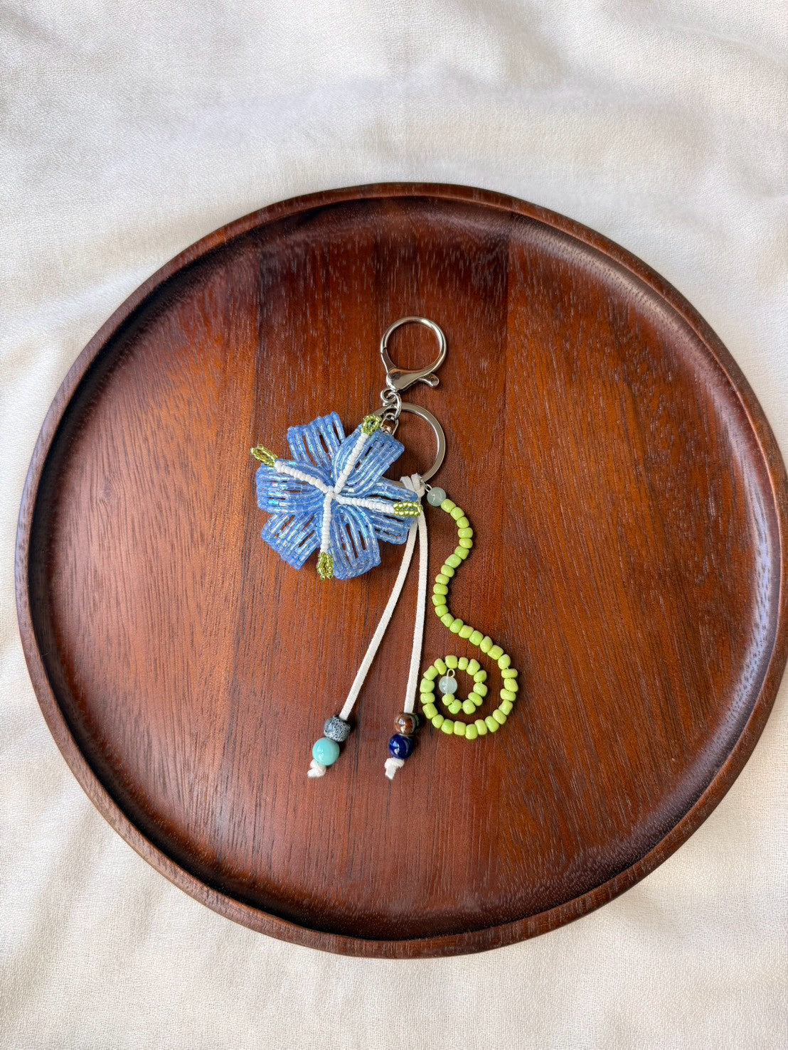 Blue Lily Bag charms
