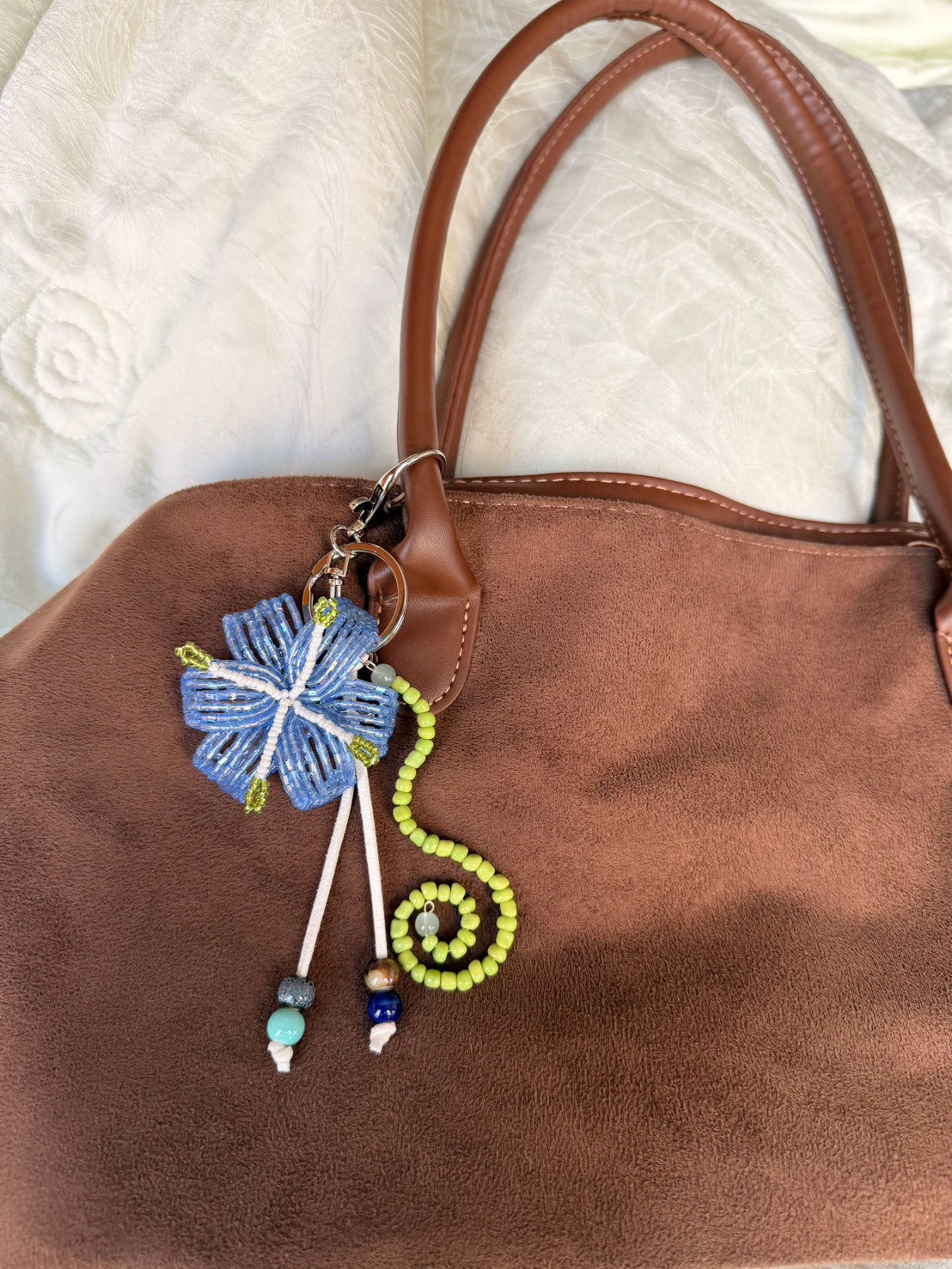 Blue Lily Bag charms