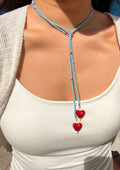 Blue Beaded necklace